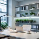 Sådan optimerer du dit kontor med den rette belysning og kontorreoler