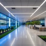 Skift til LED-belysning på kontor, udendørsarealer og facadeskilte