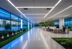 Read more about the article Skift til LED-belysning på kontor, udendørsarealer og facadeskilte